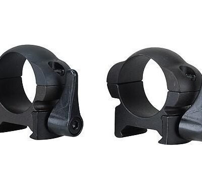 Weaver Grand Slam Leaver-Lok Top Mount Steel Scope Rings 1" Medium Matte
