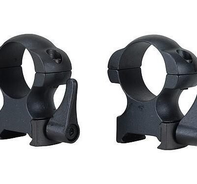 Weaver Grand Slam Leaver-Lok Top Mount Steel Scope Rings 1" X- High Matte