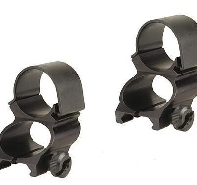 Weaver Detachable See-Thru Scope Rings - 1" Extension -Black
