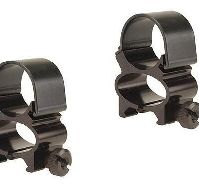 Weaver Detachable See-Thru Scope Rings - 1" - Black