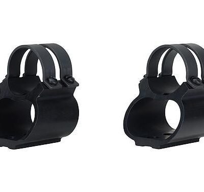 Weaver See-Thru Steel Lock Ringmount (Baseless System) - 1" Marlin 336 Black