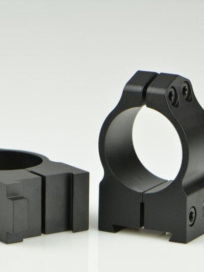 Warne 2-Piece Maxima Fixed (19mm Dovetail) Scope Ringmounts with Grooved Receiver Fits CZ550 1" Medium Matte