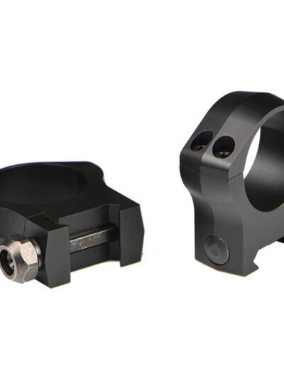 Warne 2-Piece Picatinny Style Mountain Tech Scope Rings 30mm High - Matte