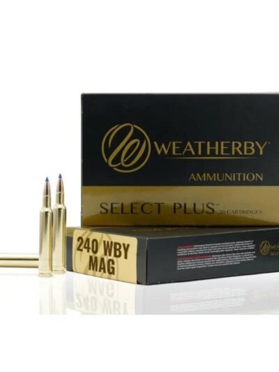 Weatherby Select Plus Barnes TTSX Rifle Ammunition 240 Wby Mag 80gr PT 3440 fps 20/ct