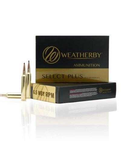 Weatherby Select Plus Barnes LRX Rifle Ammunition 6.5 Wby RPM 127gr 3225 fps 20/ct