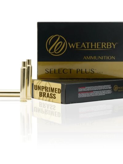 Weatherby Unprimed Brass Rifle Cartridges 20/ct  .340 Wby