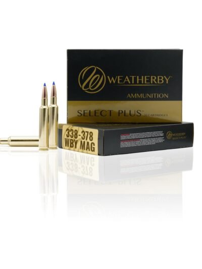 Weatherby Select Plus Rifle Ammunition 338-378 Wby Mag 262 gr Hammer Custom 3500 fps 20/ct