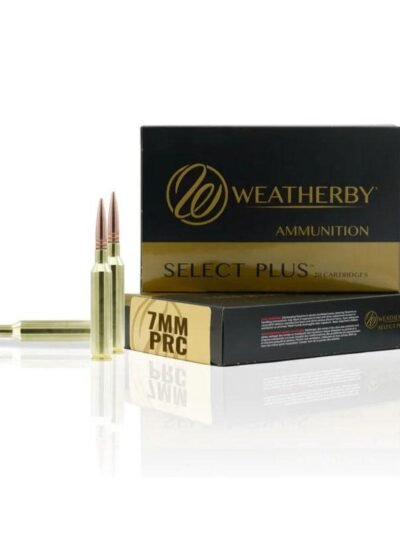 Weatherby Select Plus Rifle Ammunition 7mm PRC 175gr Elite Hunter 2925 fps 20/ct