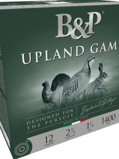 B&P Upland Game Shotshells- 12 ga 2-3/4 In 1-1/4 oz #4 1400 fps 25/ct