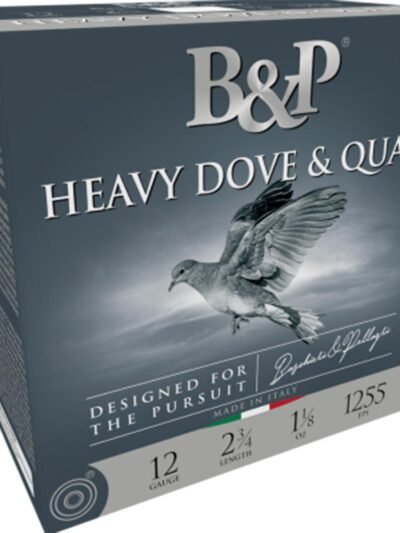 B&P Dove & Quail Shotshells- 12 ga 2-3/4 In 1-1/8 oz #7.5 1255 fps 25/ct