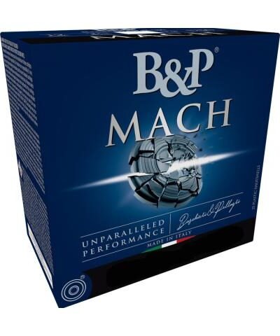 B&P Mach LV Professional Handicap Shotshells 12ga 2-3/4" 1-1/8oz 1250 fps #8 25/ct