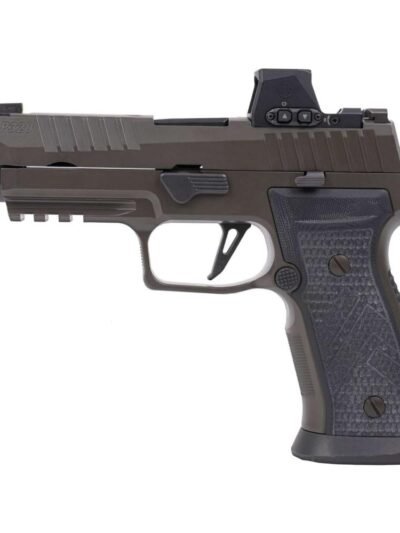 Sig Sauer P320 AXG Legion Handgun 9mm Luger 21rd Magazines (2) 3.9" Barrel Grey with Romeo-X Red Dot