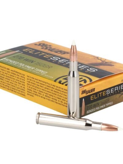 Sig Sauer Elite Hunting Accubond Rifle Ammunition .270 Win 150gr HP 2860 fps 20/ct
