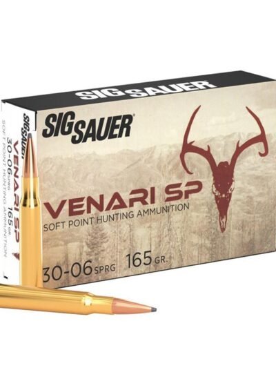 Sig Sauer Venari SP Rifle Ammunition .30-06 SPRG 165gr SP 2900 fps 20/ct