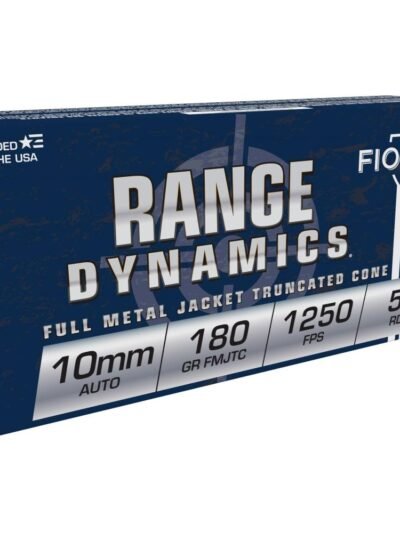 Fiocchi Handgun Ammunition 10mm Auto 180gr FMJTC 1250 fps 50/ct