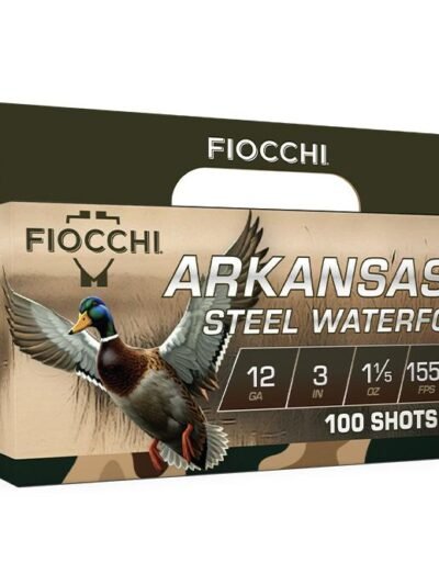 Fiocchi Arkansas Steel Waterfowl Shotshells 12ga 3" 1-1/5oz 1550 fps #4 100/ct