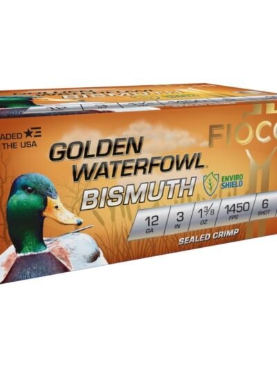 Fiocchi Golden Waterfowl Bismuth 12ga 3" 1-3/8oz 1450 fps #6 10/ct