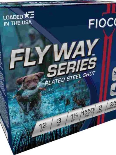 Fiocchi Flyway Steel Shotshells 12 ga 3" 1-1/5oz 1550 fps #2 25/ct