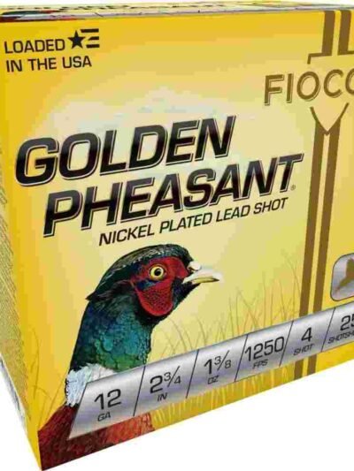 GOLDEN PHEASANT NP 12ga 2 3/4" 1 3/8oz #4 1250fps 25RD