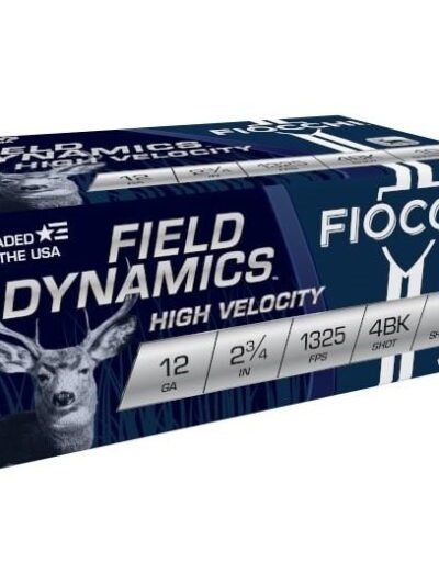 Fiocchi Nickel-Plated Buckshot 12 ga 2 3/4" MAX 27 plts #4B 1325 fps - 10/box