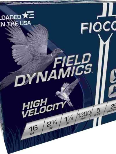 Fiocchi High Velocity Shotshells 16ga 2-3/4" 1-1/8oz 1300fps #5 25/ct