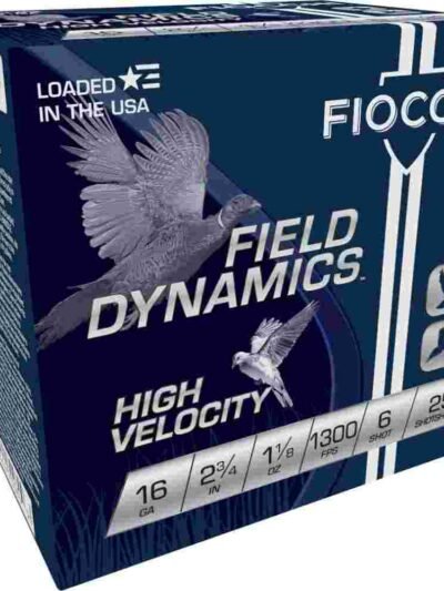 Fiocchi High-Velocity Hunting Load 16 ga 2 3/4" 3 1/8 dr 1 1/8 oz #6 1300 fps - 25/ct