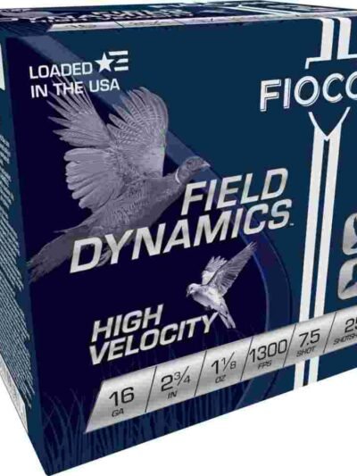 Fiocchi High Velocity Shotshells 16ga 2-3/4" 1-1/8oz #7.5 Hi Velocity 25/ct