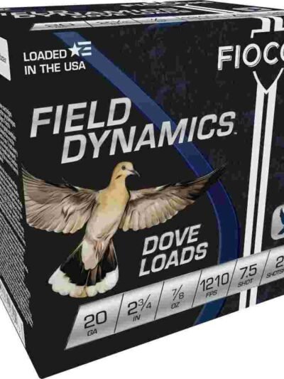 Fiocchi Lead Dove & Quail Shotshells 20ga 2-3/4 in 7/8 oz #7.5 1210 fps 25/ct