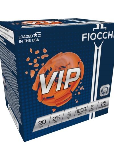 Fiocchi VIP Shotshells 20 ga 2-3/4" 7/8 oz 1200 fps #8 25/ct
