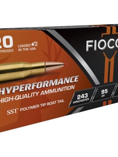 Fiocchi Hyperformance Hunt Rifle Ammunition .243 Win 95 gr SST 2950 fps 20/ct