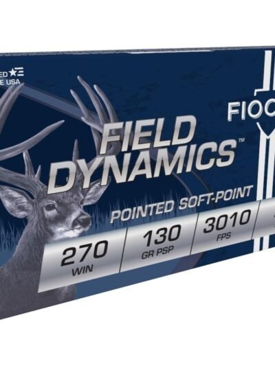 Fiocchi Field Dynamics Rifle Ammunition .270 Win 130 gr PSP 3010 fps 20/ct