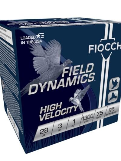 Fiocchi High Velocity Shotshells 28 ga 3" 1 oz 1300 fps #7.5 25/ct