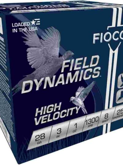 Fiocchi High Velocity Shotshells 28 ga 3" 1 oz 1300 fps #8 25/ct