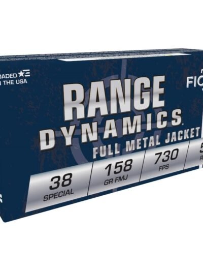 Fiocchi Pistol Shooting Dynamics Handgun Ammunition .38 Spl 158 gr FMJ 730 fps 50/rd