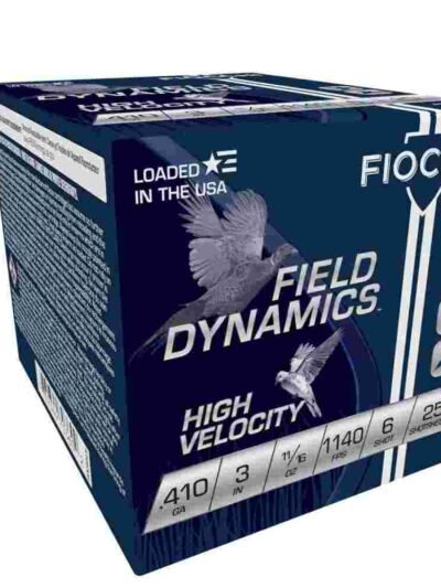 Fiocchi High-Velocity Hunting Load .410 ga 3" MAX 11/16 oz #6 1140 fps 25/rd