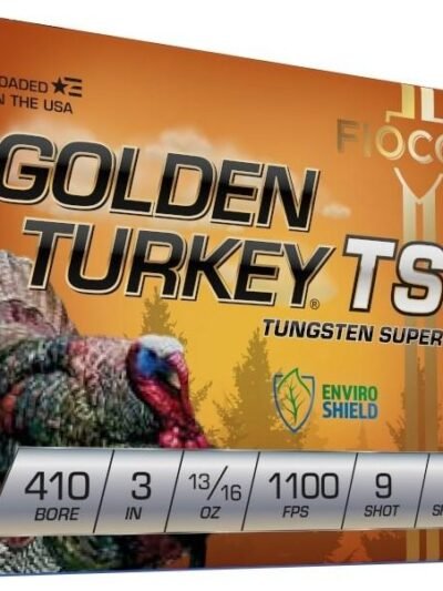 Fiocchi Golden Turkey Tungsten TSS Shotshells 410 ga 3" 13/16oz 1100 fps #9 5/ct