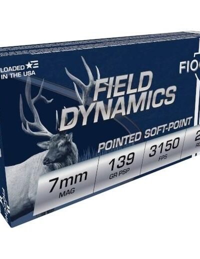 Fiocchi Shooting Dynamics Rifle Ammunition 7mm Rem Mag 139 gr PSP 3150 fps 20/ct