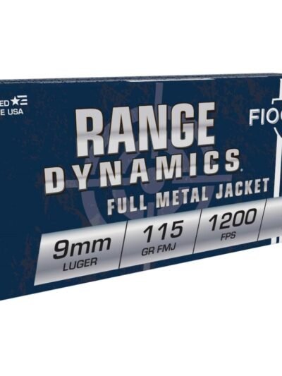 Fiocchi Pistol Shooting Dynamics Handgun Ammunition 9mm Luger 115 gr FMJ 1200 fps 1000/ct