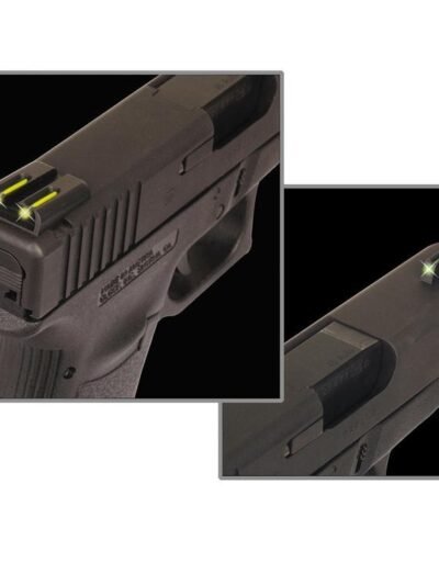 Truglo TFO Tritium/Fiber-Optic Day/Night Sights Fits Sig #8 Front/#8 Rear - Front Green/Rear Yellow