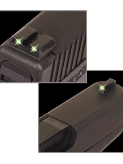 Truglo Tritium Sights Fit Front & Rear Sig #6 Front/#8 Rear Front Green/Rear Green