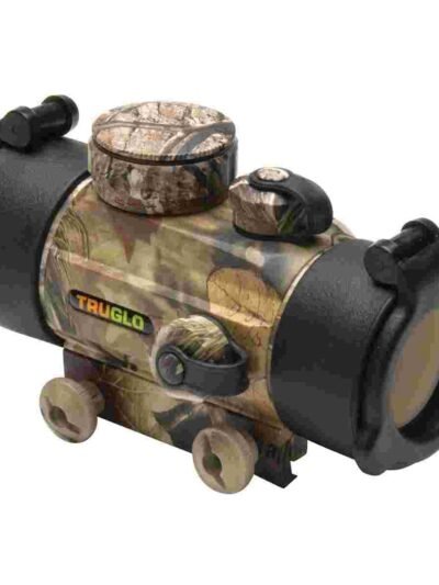 Truglo Traditional Red Dot Sight - 1x30mm 5 MOA Dot Size - APG Camo