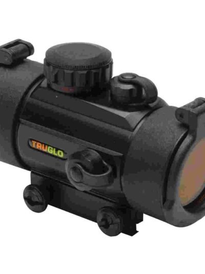 Truglo Traditional Red Dot Sight - 1x40mm 5 MOA Red Dot - Matte