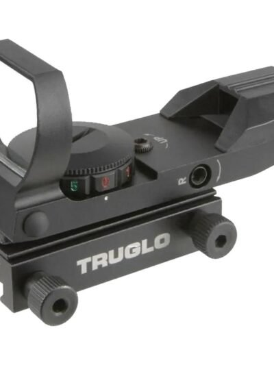 Truglo Dual Color Open Red Dot Sight 24x34mm Multi Reticle Illuminated Black