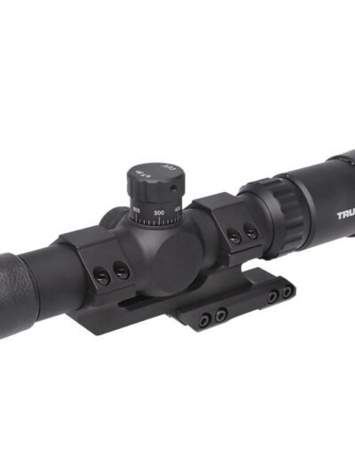 Truglo Tru-Brite 30 SeriesTactical Rifle Scope 1-6x24mm 30mm SFP IR Power Ring Duplex Mil-Dot Illum Black