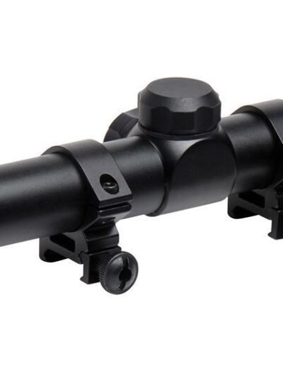 Truglo Trushot Rifle Scope w/Weaver Style Rings - 3-9x40mm  11.52-37.7' 3.15-3.94" Matte