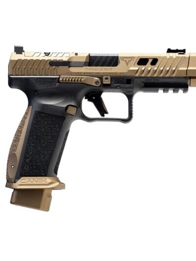 Canik TTI Combat Handgun 9mm Luger 10rd Magazines (2) 4.6" Barrel Black and Bronze