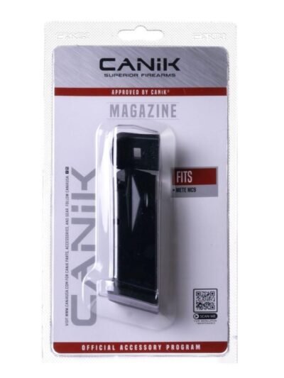 Canik Mete MC9 Handgun Magazine with Grip Extension Black 9mm Luger 12/rd