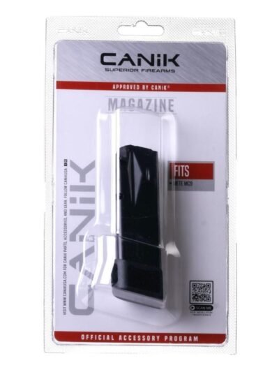 Canik Mete MC9 Handgun Magazine with Grip Extension Black 9mm Luger 15/rd