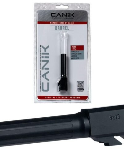 Canik Steel Drop in Barrel for Select 9mm Canik Pistols Sub Compact Fluted Black