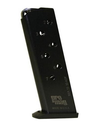 ProMag Beretta 3032 Tomcat Magazine .32 ACP Blued Steel 7/rd